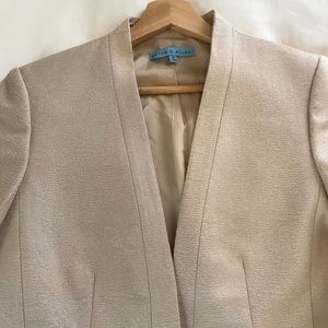 Antonio Melani Cream gold blazer Size 10